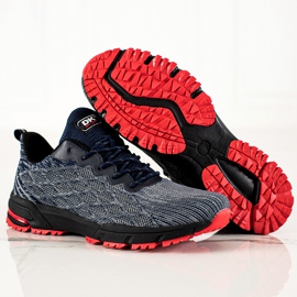 DK férfi cipők sötétkék szürke 1