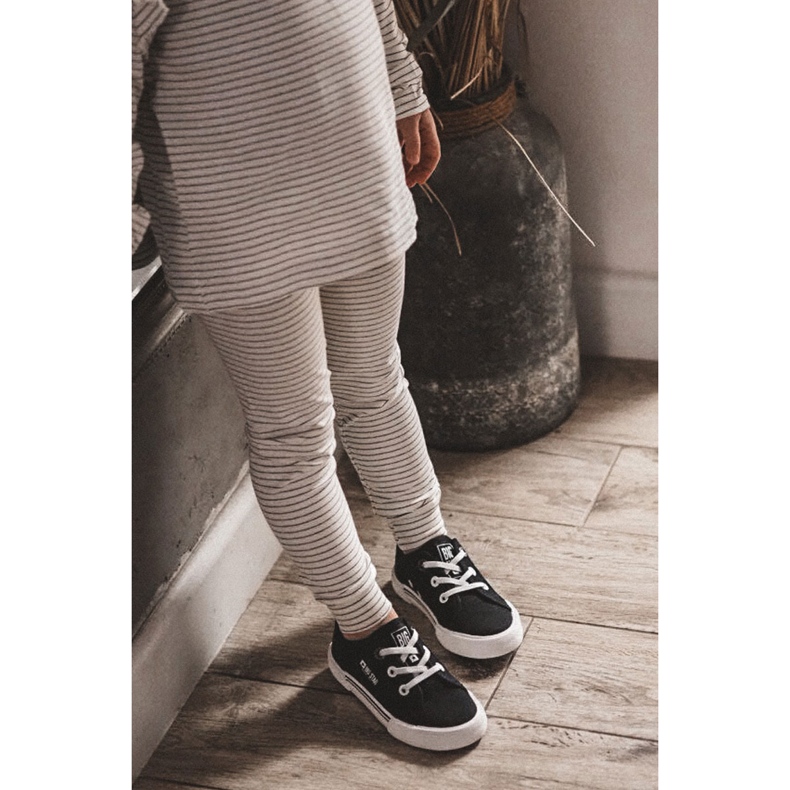 Fekete Big Star JJ374169 Slip-On tornacipő 2