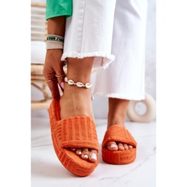 FJ1 Papucs Az Orange Lilly Platformon narancs 1