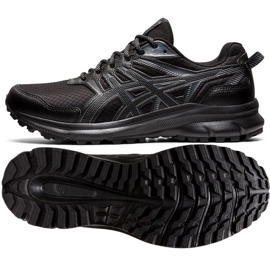 Asics Trail Scout 2 M 1011B181 002 futócipő fekete fekete 1