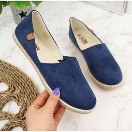 Espadrillák kivágásokkal.Hírek W EVE270C sötétkék 1