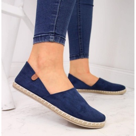 Espadrillák kivágásokkal.Hírek W EVE270C sötétkék 2