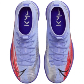 Nike Mercurial Superfly 8 Academy Ic Jr DB0931 506 futballcipő piros, lila rózsák és lilák 1