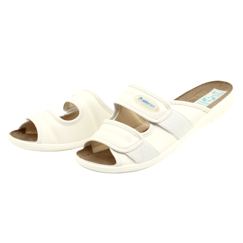 Adanex Diana Slippers BIO Nature 17659 fehér 6