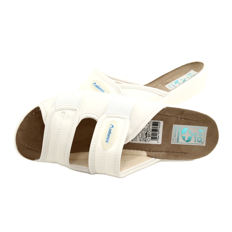 Adanex Diana Slippers BIO Nature 17659 fehér 7