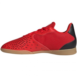 Adidas Predator Freak.4 Jr FY6329 futballcipőben piros narancs és vörös 1