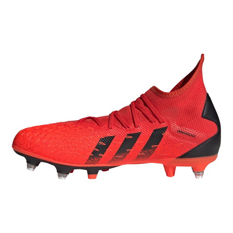 Adidas Predator Freak.3 Sg M FY6308 futballcipő sokszínű narancs és vörös 1