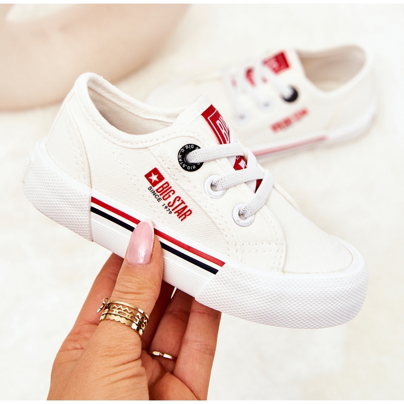 Bebújós Big Star JJ374165 fehér tornacipő 1