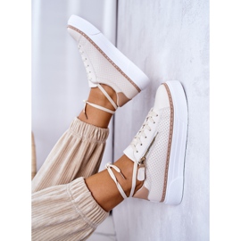 FB2 Sportcipők a Bézs Platformon Louis 1