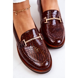 Női Brogues Snake Laura Messi 2307 barna 1