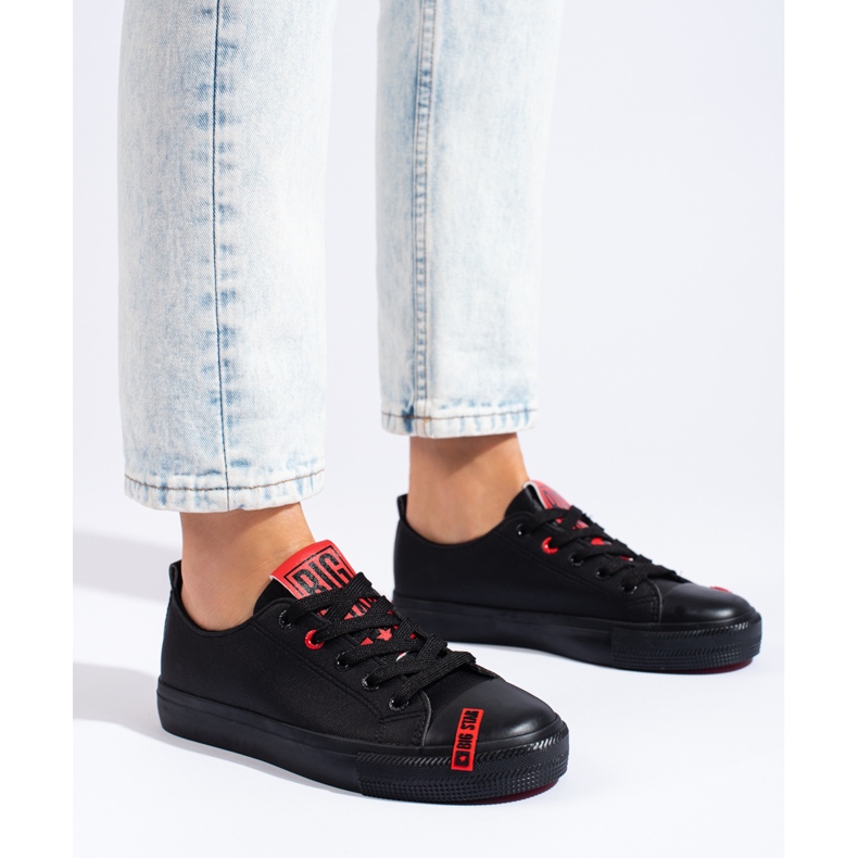 Női Big Star tornacipő JJ274164 fekete 1