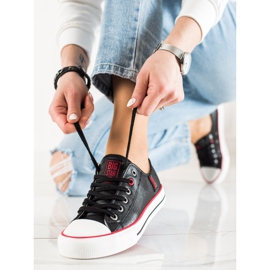 Női Big Star tornacipő JJ274129 fekete 1