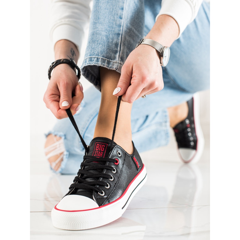 Női Big Star tornacipő JJ274129 fekete 1