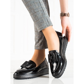 W. Potocki Cipők Loafers Paltform Potocki fekete 1