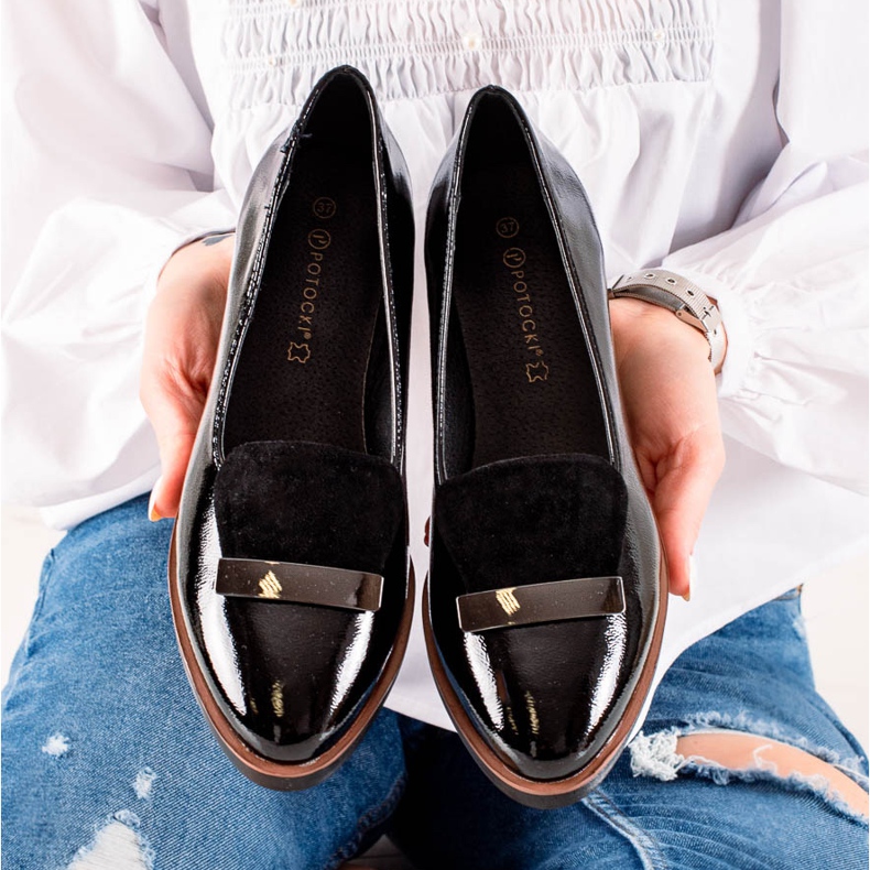 W. Potocki Fekete Potocki cipő 2