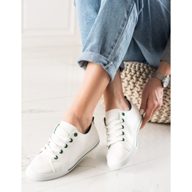 TRENDI Klasszikus alacsony tornacipő fehér 1