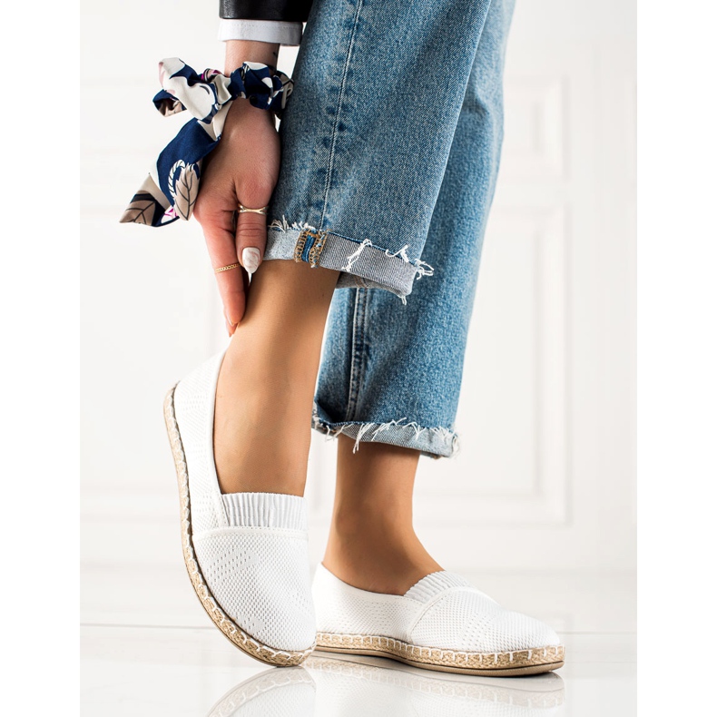 TRENDI Alkalmi fehér espadrillák 1