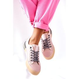 Női bőr cipők Big Star II274133 Pink rózsaszín 4