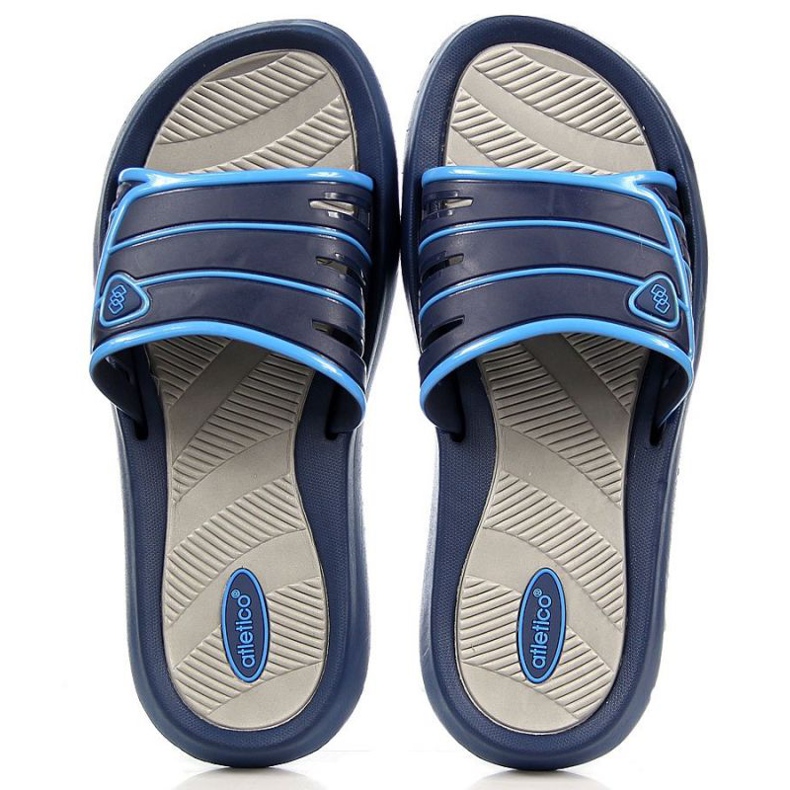 Atletico M ATC204B sötétkék gumipapucs 1