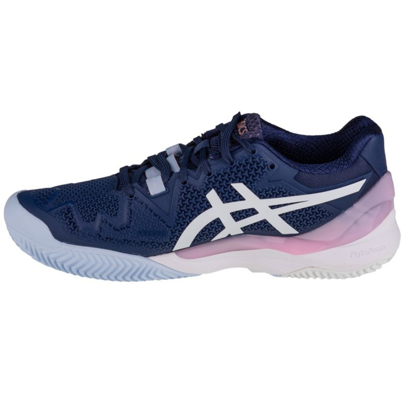 Asics Gel-Resolution 8 Clay W 1042A070-401 fehér sötétkék 1