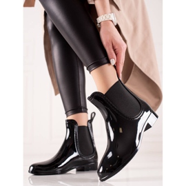 TRENDI Lakkozott galushes fekete 1