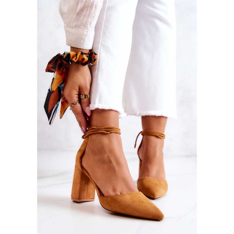 FB2 Szivattyúk Egy Bar Kötött Camel Lettice barna sárga 1 FB2 Szivattyúk Egy Bar Kötött Camel Lettice barna sárga 1