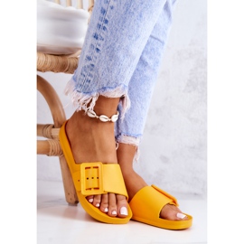 Női Big Star papucs csattal FF274A393 narancs narancssárga 1 Női Big Star papucs csattal FF274A393 narancs narancssárga 1