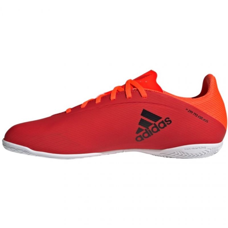 Adidas X Speedflow.4 In M FY3346 futballcipő piros narancs és vörös 1