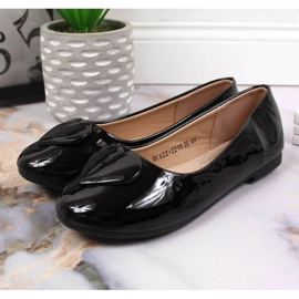 Szíves balerinák Communion Vinceza Jr JAN78A fekete 2