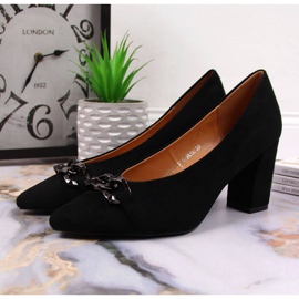 Szivattyúk az oszlop velúr Vinceza W JAN80A fekete 2