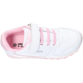 Fehér American Club ES66 / 22 sportcipő rózsaszín 2
