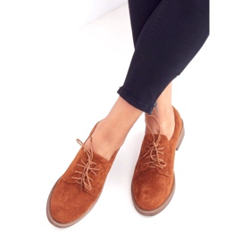 Teve TU146 Tevecsipkés cipók barna sokszínű 2