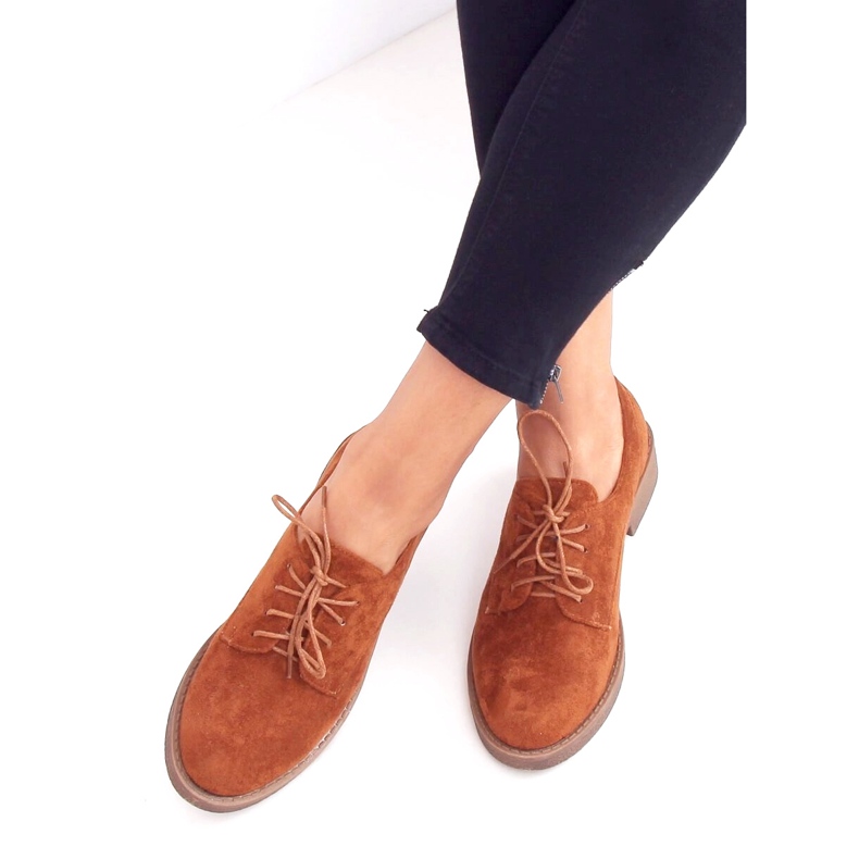 Teve TU146 Tevecsipkés cipók barna sokszínű 2