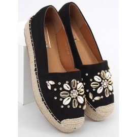 Manami Fekete héjú espadrillák 1