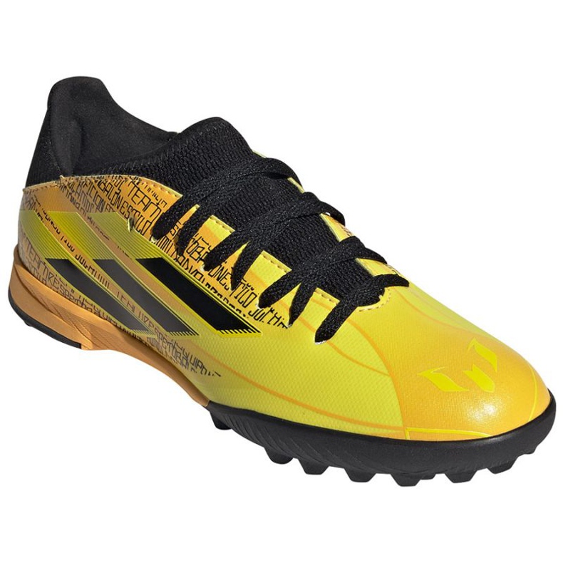 Adidas X Speedflow Messi.3 Tf Jr GW7424 futballcipő sárga 1
