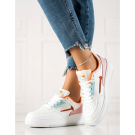 TRENDI Divatos fehér cipők sokszínű 1