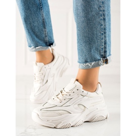 Seastar Divatos hálós cipők bézs 1