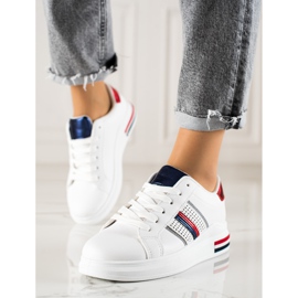 TRENDI Alkalmi fehér sportcipő 2