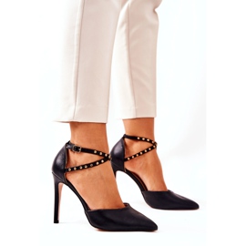 WS1 Csíkos tűsarkúk Fekete jets Remmes 4