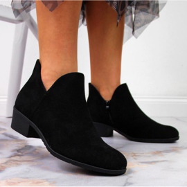 Fekete Filippo W PAW319A áttört csizma 2