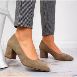 Pumps magassarkú Sergio Leone W SK358B bézs 2