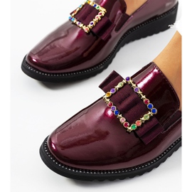 Bordó lakkozott Kalma cipő piros 1