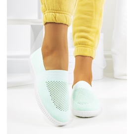 Zöld Tanya áttört tornacipő 1