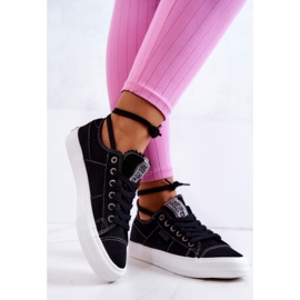 Női tornacipő Big Star JJ274098 Fekete tornacipő 2