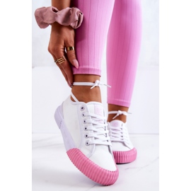 Anyaga Cipők Big Star JJ274111 Fehér tornacipő 1