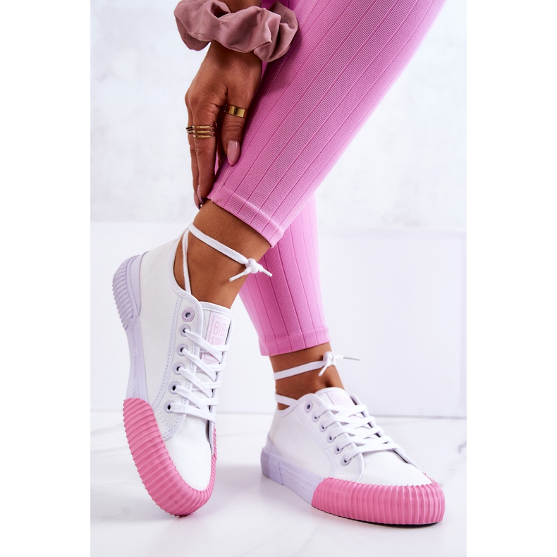 Anyaga Cipők Big Star JJ274111 Fehér tornacipő 2