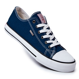 Férfi klasszikus tornacipő Cross Jeans JJ1R4004C sötétkék 1