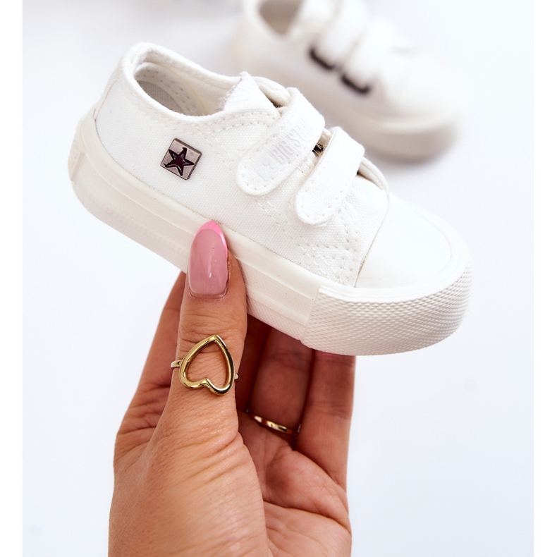 Gyermek klasszikus tornacipő Big Star JJ374037 fehér 1