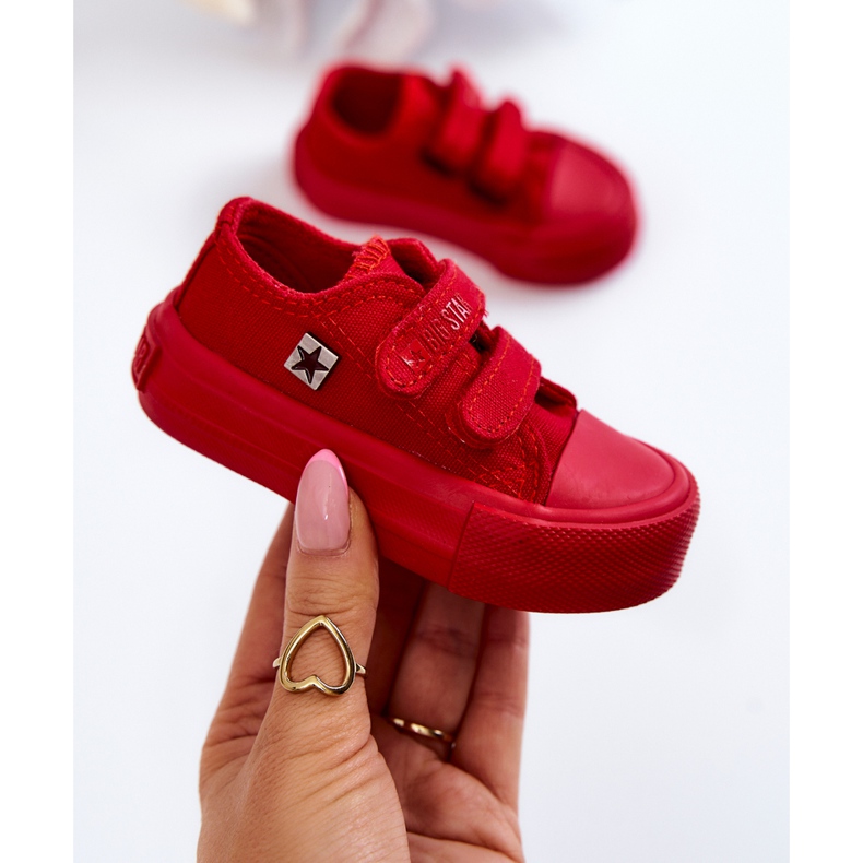 Gyermek klasszikus tornacipő Big Star JJ374041 Piros 1