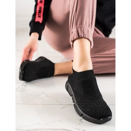 SUPER COOL Fekete sportcipők 2